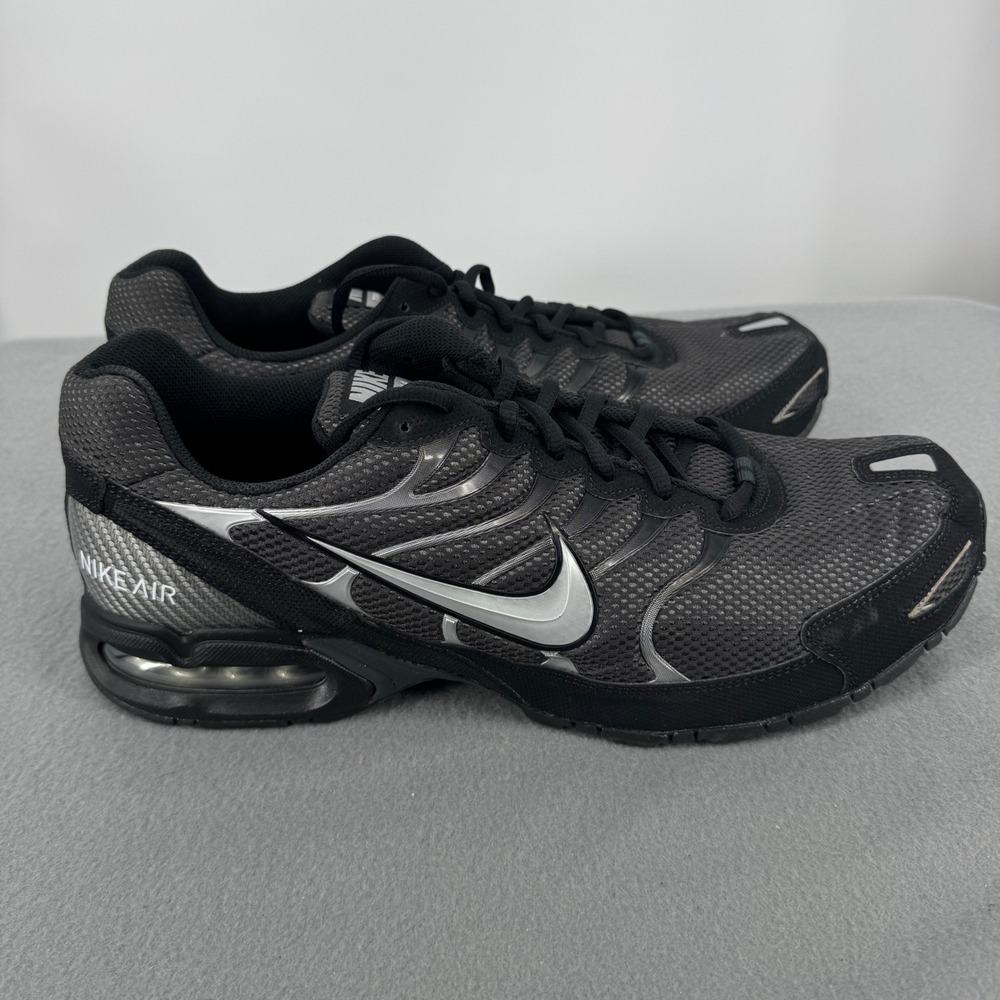 Nike Air Max Torch 4 Mens 15 Running Shoes Black Silver 343846-002